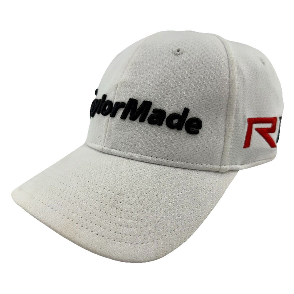Taylormade Golf Hat R15 Aero Burner Adjustable White Mens‎ Baseball Cap OSFA